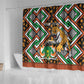 Personalized Afro Niger Shower Curtain Leopard Ankara African Pattern