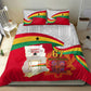 Ghana Independence Day Bedding Set Gana Map Happy 67 Years Anniversary