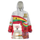 Ghana Independence Day KId Wearable Blanket Hoodie Gana Map Happy 67 Years Anniversary