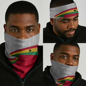 Ghana Independence Day Neck Gaiter Gana Map Happy 67 Years Anniversary - African Pride
