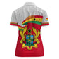 Ghana Independence Day Women Polo Shirt Gana Map Happy 67 Years Anniversary