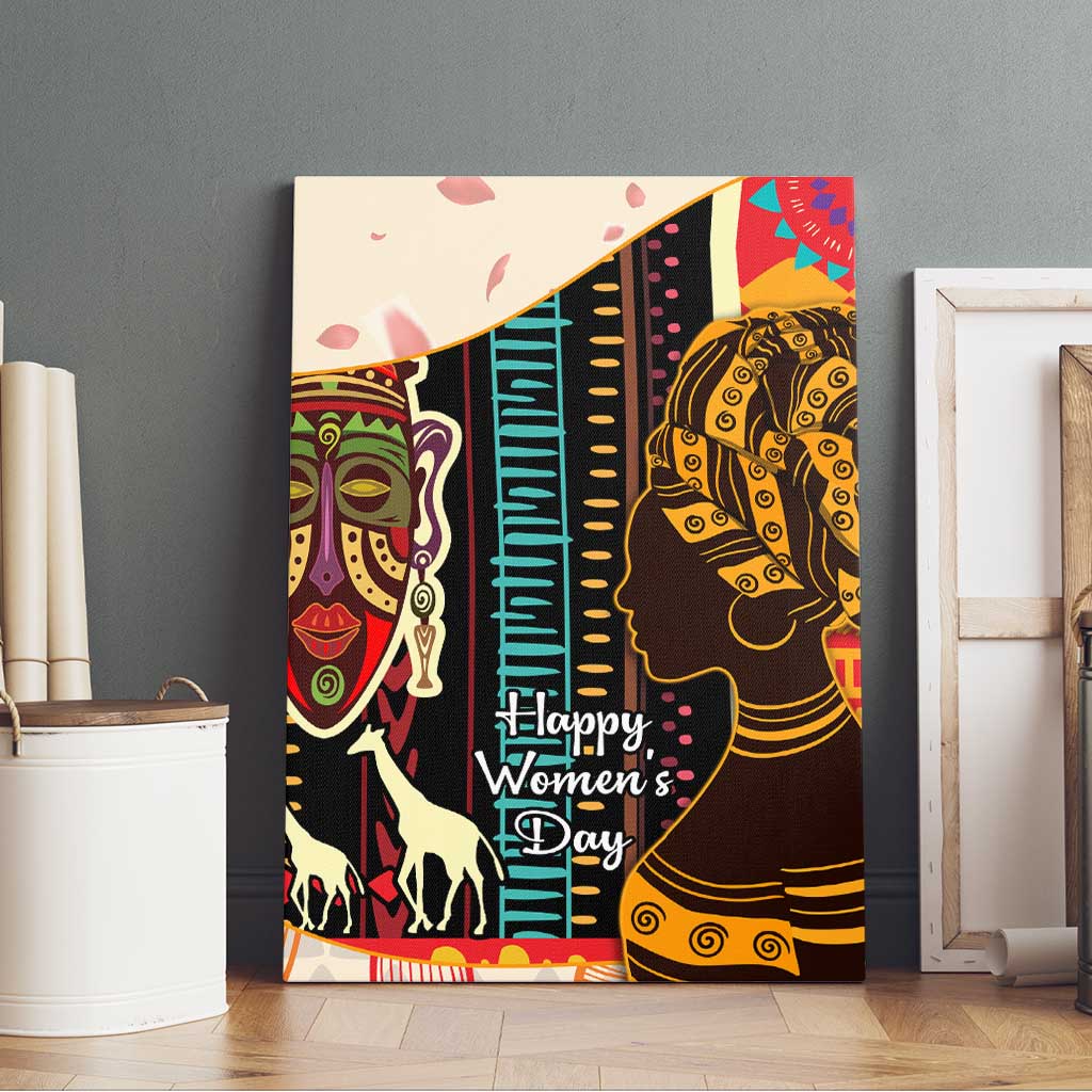 Africa International Women Day Canvas Wall Art African Pattern