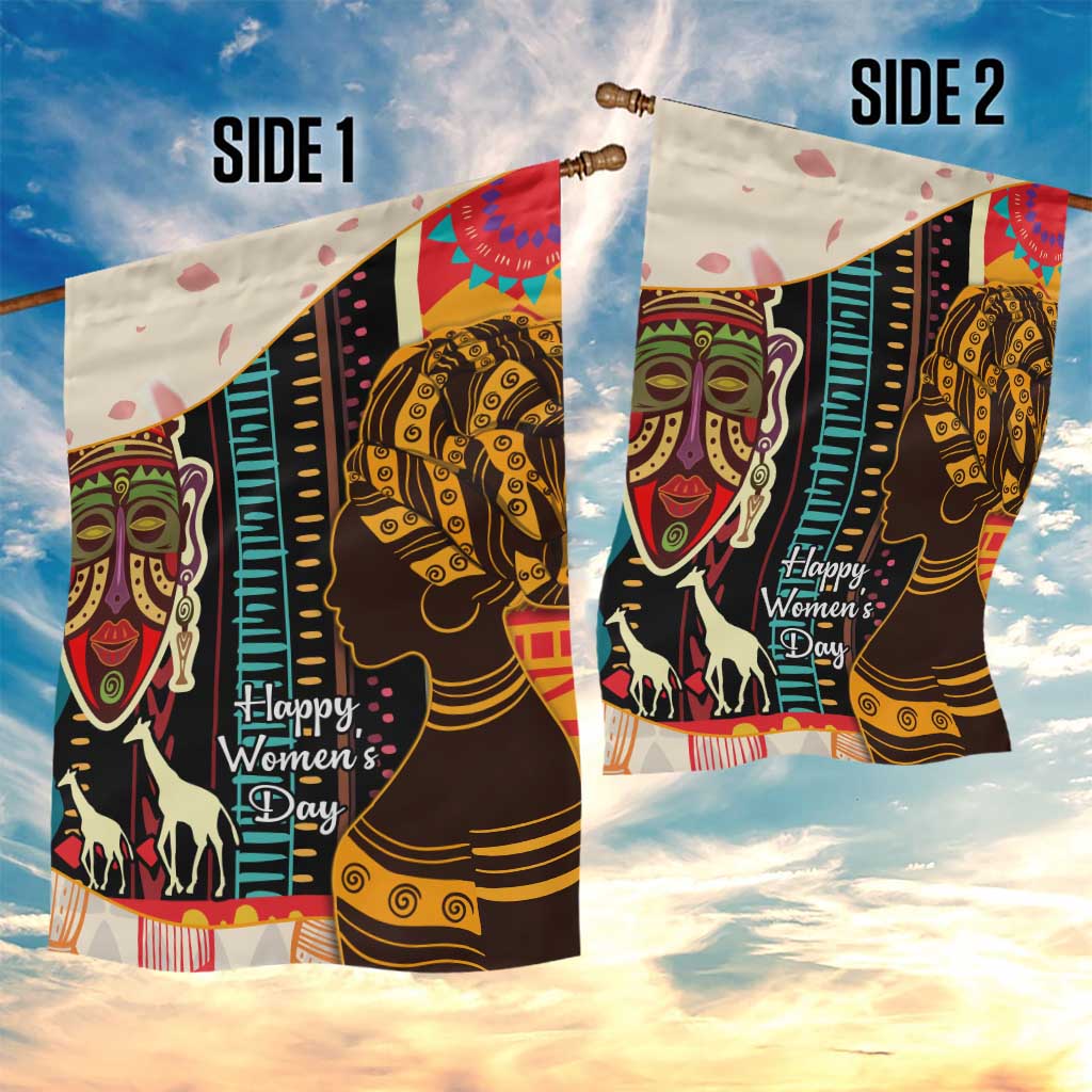 Africa International Women Day Garden Flag African Pattern