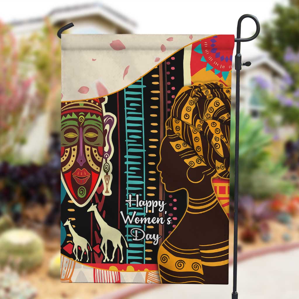 Africa International Women Day Garden Flag African Pattern