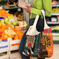 Africa International Women Day Grocery Bag African Pattern