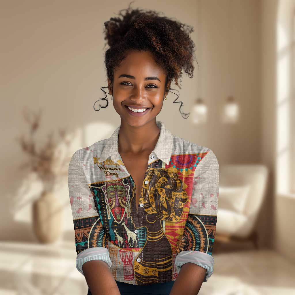 Africa International Women Day Women Casual Shirt African Pattern LT14