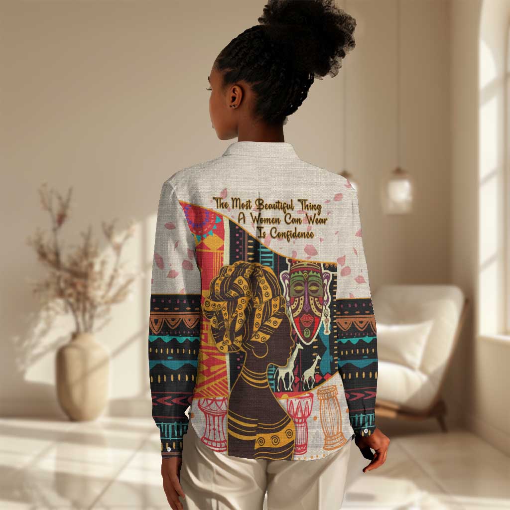 Africa International Women Day Women Casual Shirt African Pattern LT14