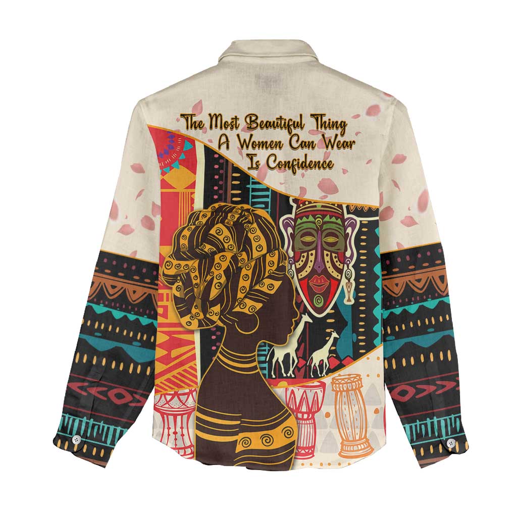 Africa International Women Day Women Casual Shirt African Pattern LT14