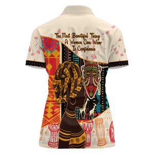 Africa International Women Day Women Polo Shirt African Pattern