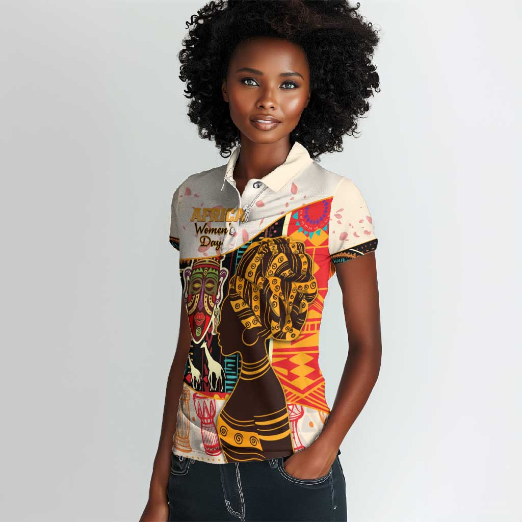 Africa International Women Day Women Polo Shirt African Pattern