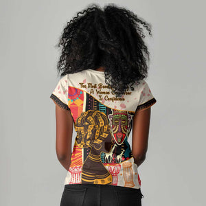 Africa International Women Day Women V-Neck T-Shirt African Pattern