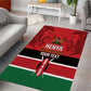 Custom Kenya Football Area Rug Go Harambee Stars African Pattern
