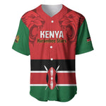 Custom Kenya Football Baseball Jersey Go Harambee Stars African Pattern