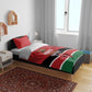 Custom Kenya Football Bedding Set Go Harambee Stars African Pattern