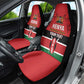 Custom Kenya Football Car Seat Cover Go Harambee Stars African Pattern