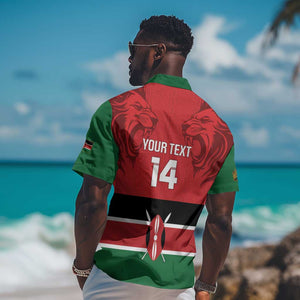 Custom Kenya Football Hawaiian Shirt Go Harambee Stars African Pattern