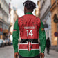 Custom Kenya Football Long Sleeve Button Shirt Go Harambee Stars African Pattern