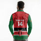Custom Kenya Football Long Sleeve Polo Shirt Go Harambee Stars African Pattern
