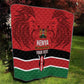 Custom Kenya Football Quilt Go Harambee Stars African Pattern