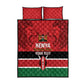 Custom Kenya Football Quilt Bed Set Go Harambee Stars African Pattern