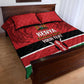 Custom Kenya Football Quilt Bed Set Go Harambee Stars African Pattern
