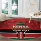 Custom Kenya Football Round Carpet Go Harambee Stars African Pattern