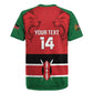 Custom Kenya Football Rugby Jersey Go Harambee Stars African Pattern