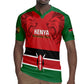 Custom Kenya Football Rugby Jersey Go Harambee Stars African Pattern