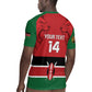Custom Kenya Football Rugby Jersey Go Harambee Stars African Pattern