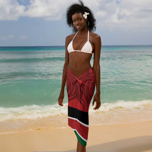 Custom Kenya Football Sarong Go Harambee Stars African Pattern