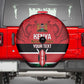 Custom Kenya Football Spare Tire Cover Go Harambee Stars African Pattern