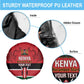 Custom Kenya Football Spare Tire Cover Go Harambee Stars African Pattern