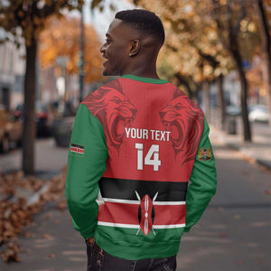 Custom Kenya Football Sweatshirt Go Harambee Stars African Pattern