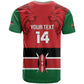 Custom Kenya Football T shirt Go Harambee Stars African Pattern