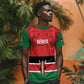 Custom Kenya Football T shirt Go Harambee Stars African Pattern
