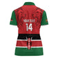 Custom Kenya Football Women Polo Shirt Go Harambee Stars African Pattern