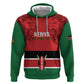 Custom Kenya Football Zip Hoodie Go Harambee Stars African Pattern