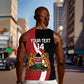 Custom Kenya Football Men Tank Top Maasai Shield Coat Of Arms Style