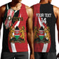 Custom Kenya Football Men Tank Top Maasai Shield Coat Of Arms Style