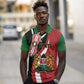 Custom Kenya Football Polo Shirt Maasai Shield Coat Of Arms Style