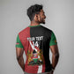Custom Kenya Football T shirt Maasai Shield Coat Of Arms Style