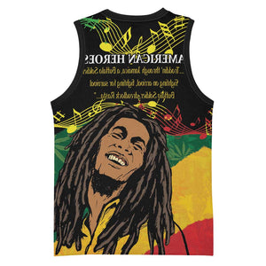 Afro Legend Bob Buffalo Soldier Basketball Jersey American Heroes Reggae Style - African Pride