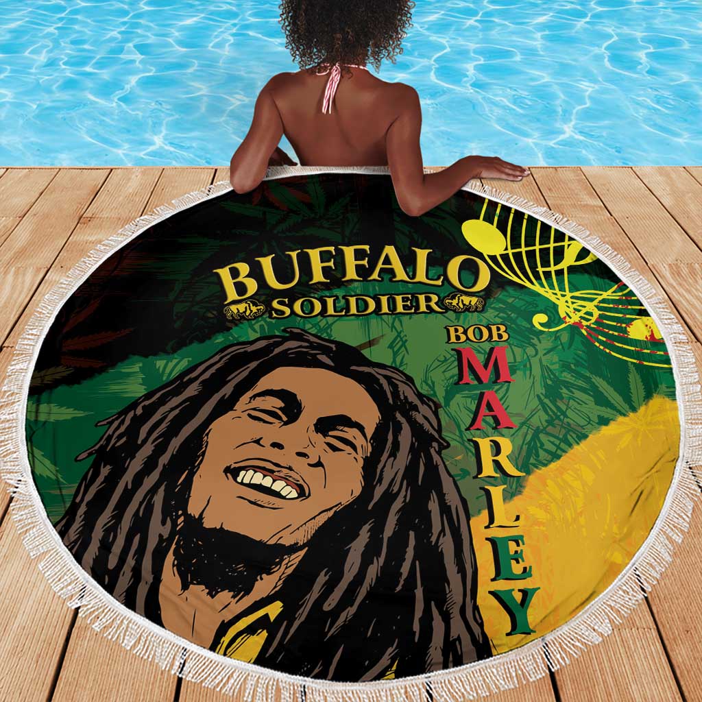 Afro Legend Bob Buffalo Soldier Beach Blanket American Heroes Reggae Style