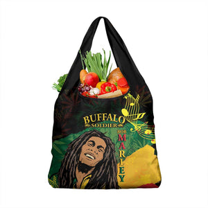 Afro Legend Bob Buffalo Soldier Grocery Bag American Heroes Reggae Style