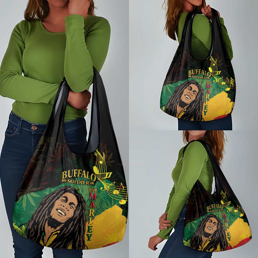 Afro Legend Bob Buffalo Soldier Grocery Bag American Heroes Reggae Style