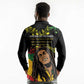 Afro Legend Bob Buffalo Soldier Long Sleeve Polo Shirt American Heroes Reggae Style