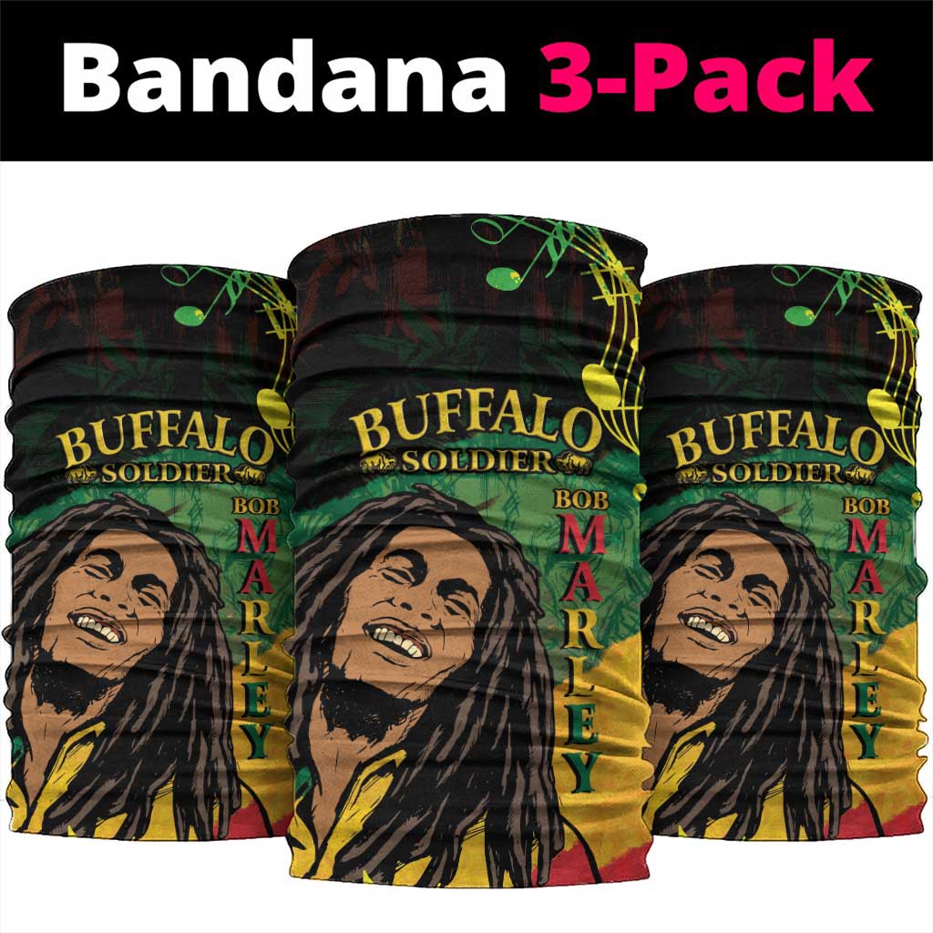 Afro Legend Bob Buffalo Soldier Neck Gaiter American Heroes Reggae Style LT14