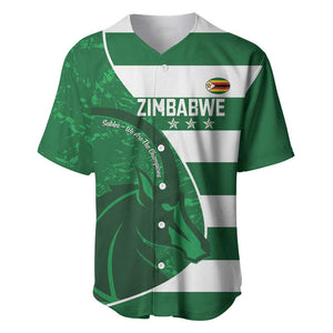 Zimbabwe Rugby Custom Baseball Jersey Sables 3rd Champions Proud - African Pride