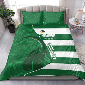 Zimbabwe Rugby Custom Bedding Set Sables 3rd Champions Proud - African Pride
