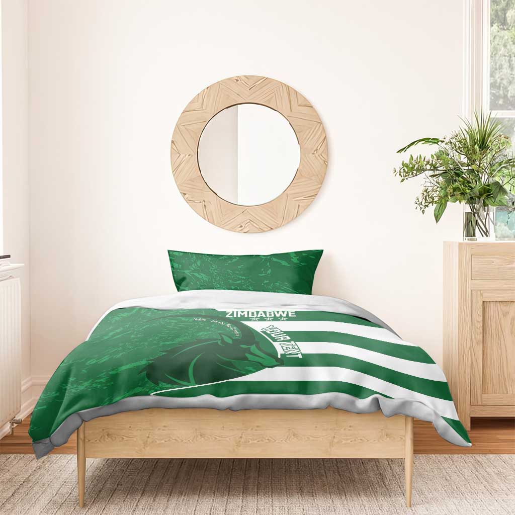 Zimbabwe Rugby Custom Bedding Set Sables 3rd Champions Proud - African Pride